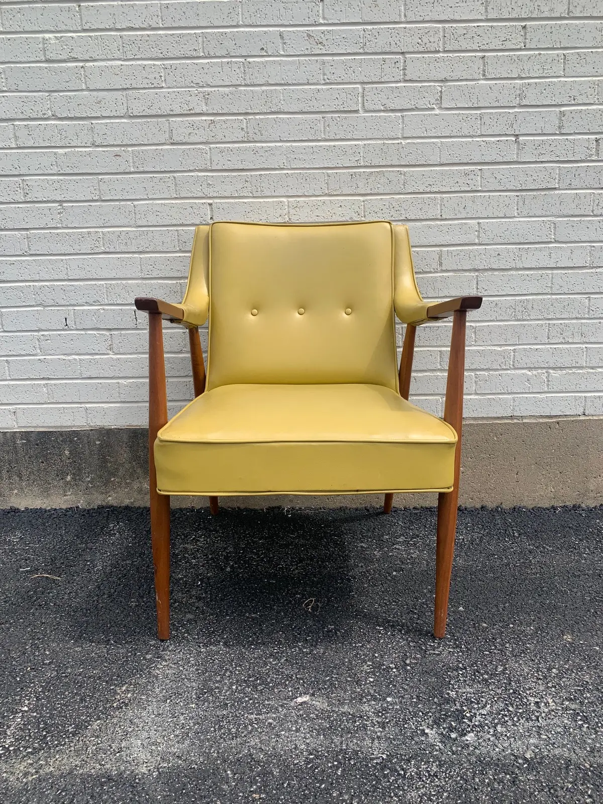 Midcentury Modern Upholstered Chair - As Found Arms 1