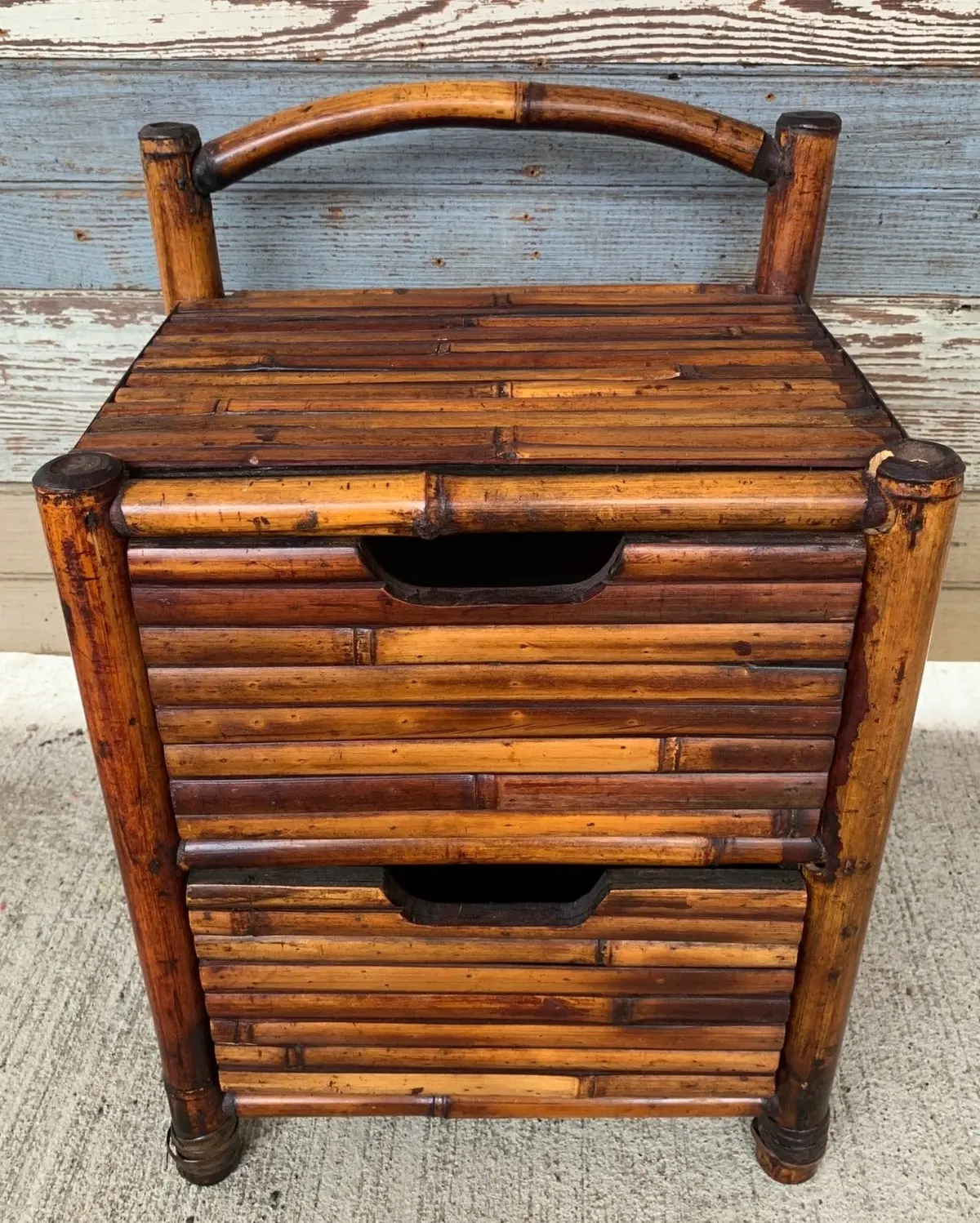 Bamboo 2 Drawer Small Chest 1