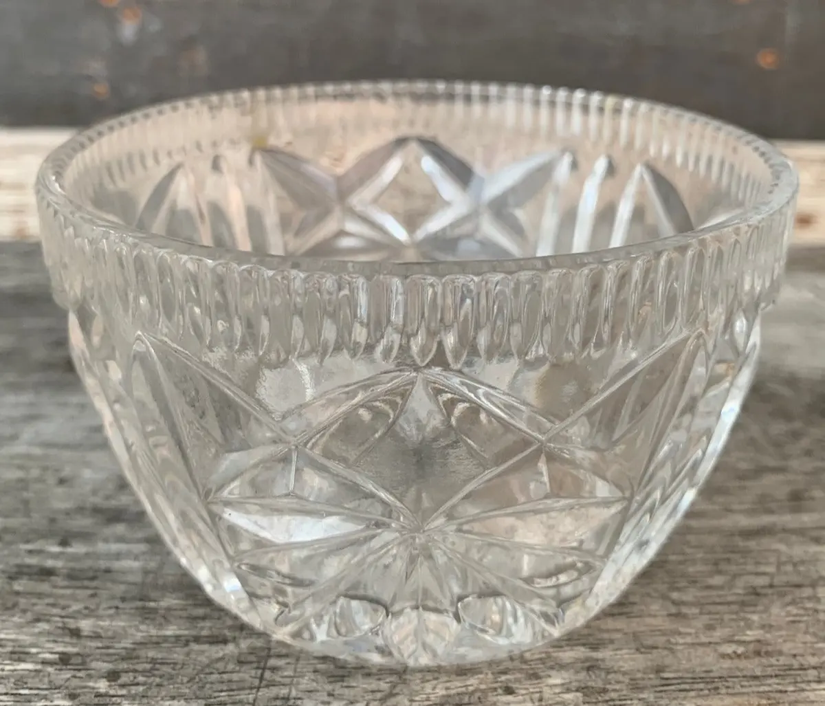 Small Pressed Glass Bowl 1