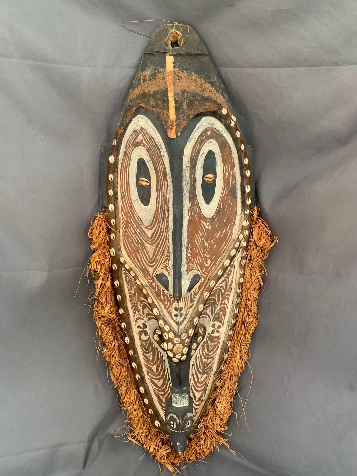 Large Wood New Guinea Mask 1