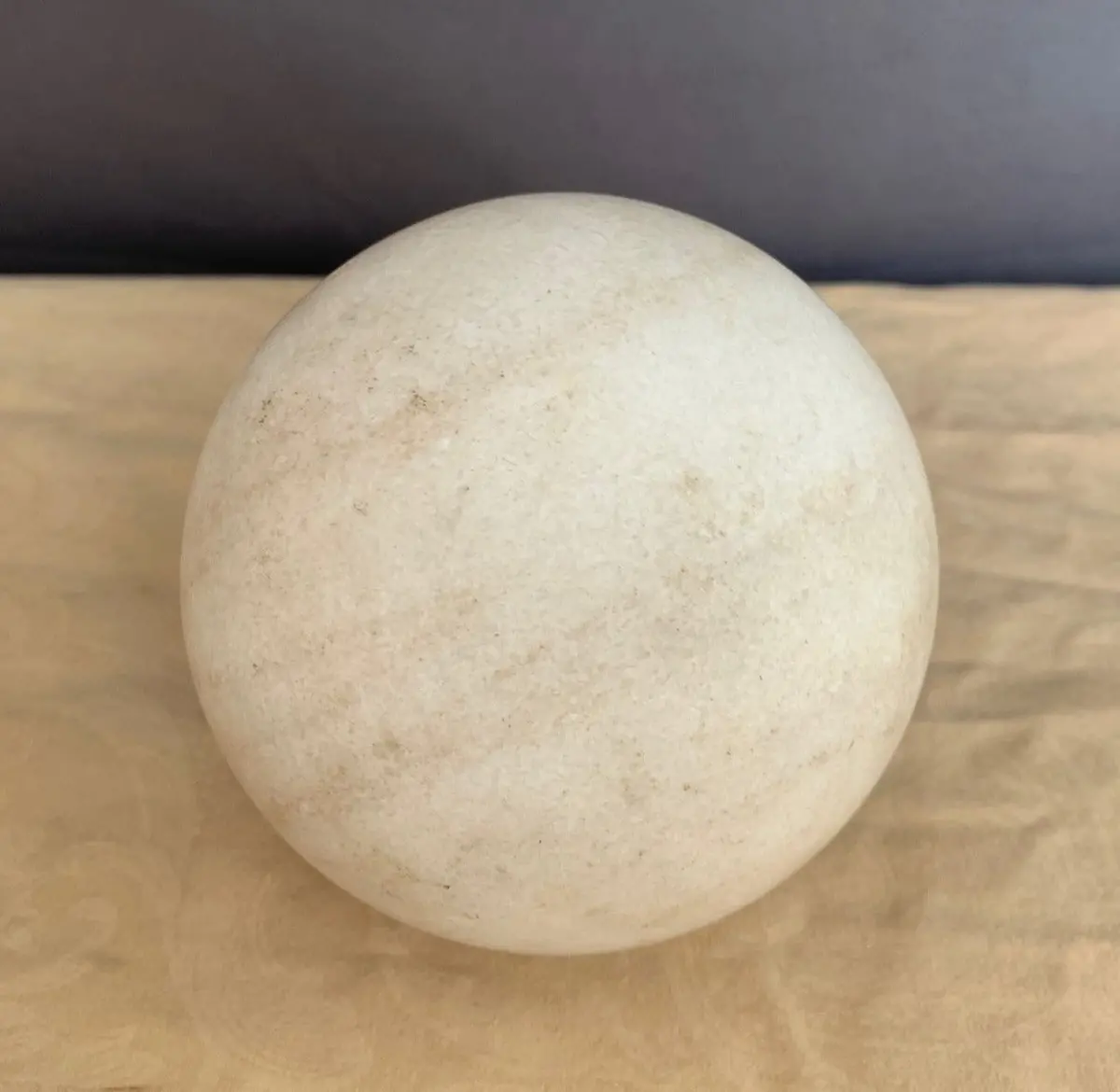 White Marble Sphere 1