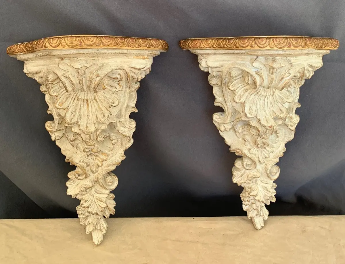 Pair Of Not Old French Shelves 1