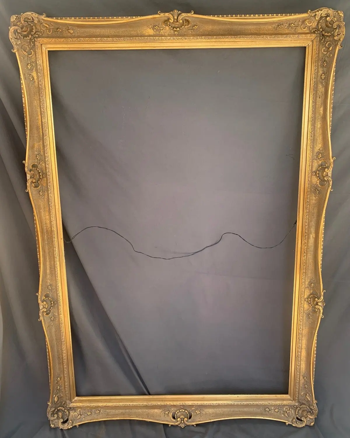 Large Ornate Gold French Frame - As Found 1