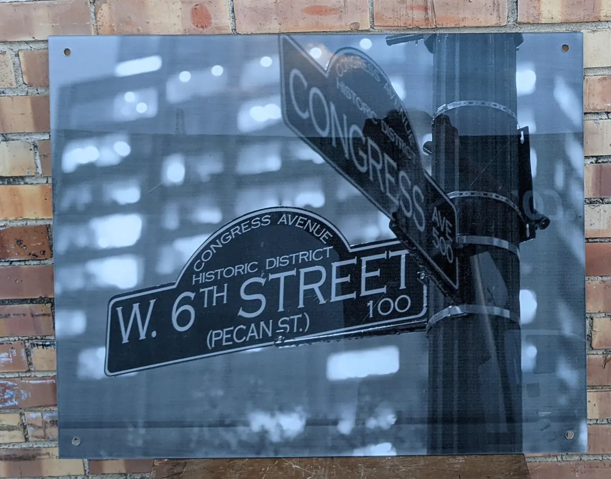 Congress Avenue Acrylic Print 1