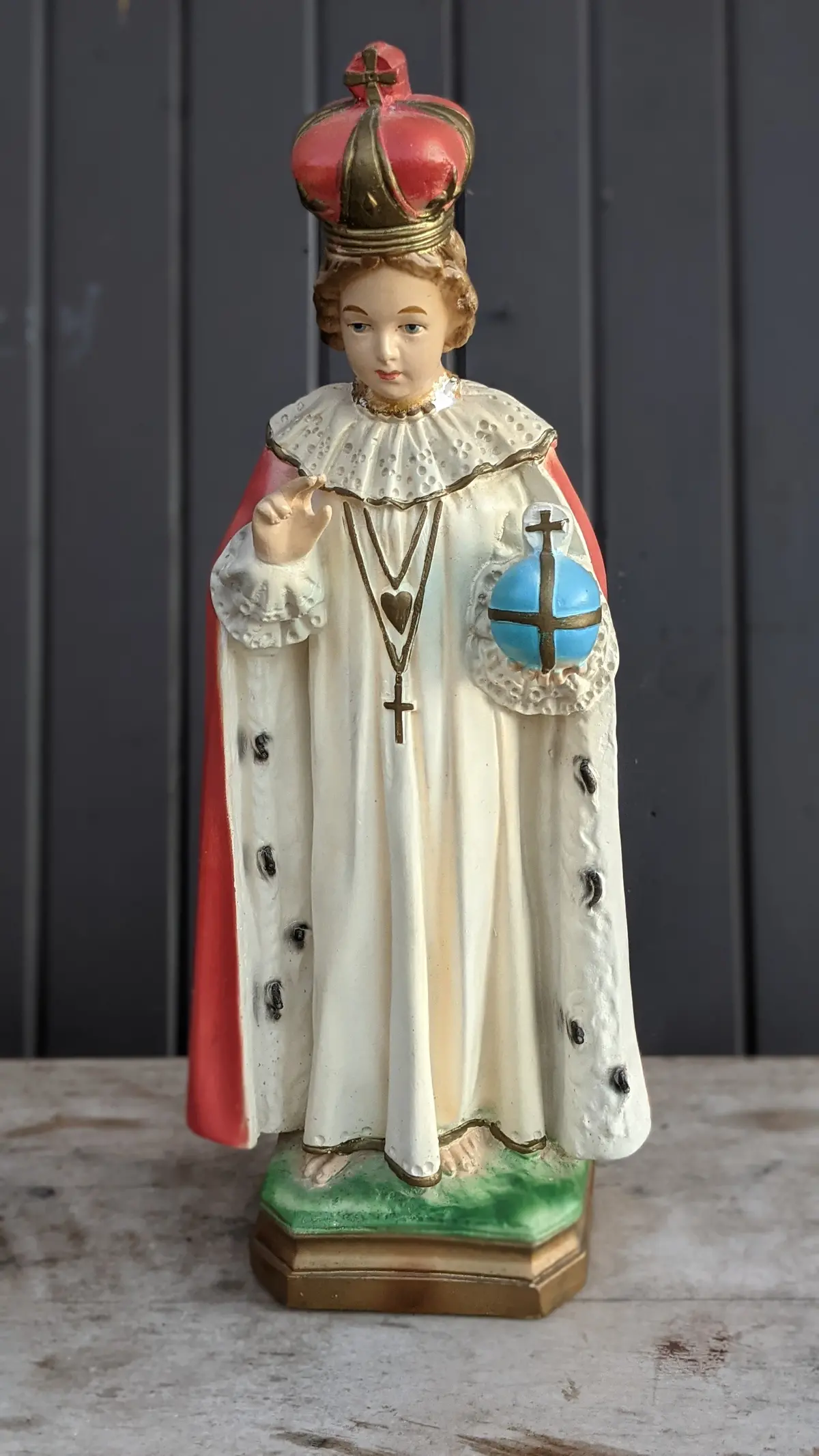 Infant Of Prague Statue-As Found 1