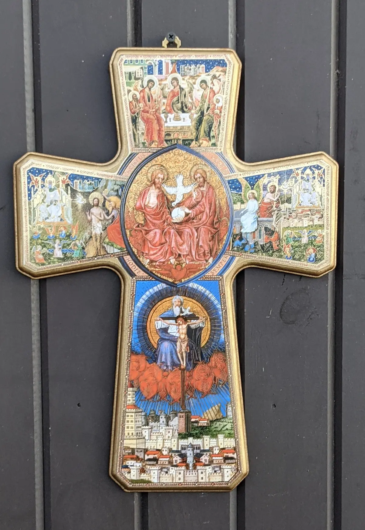 Scenes  Of Jesus Cross Plaque 1