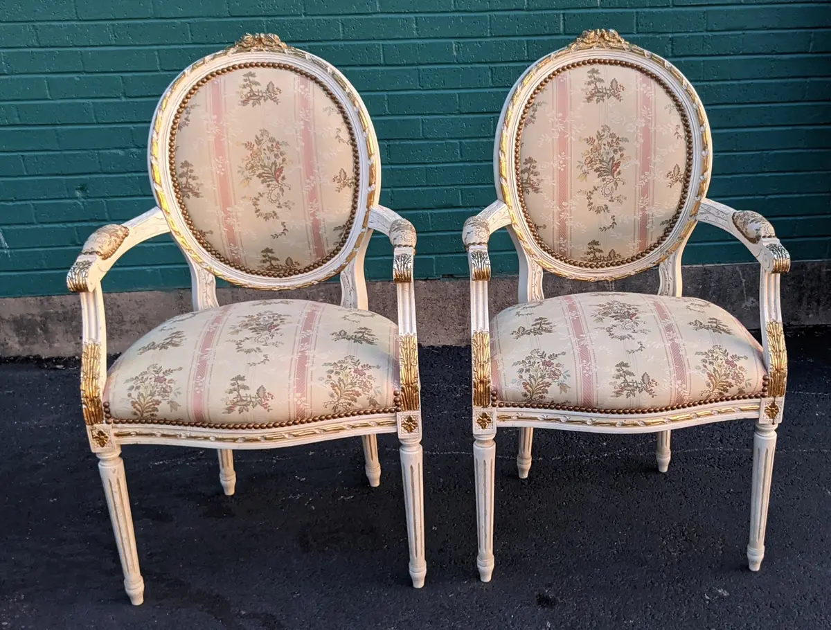 Pair Of Louis Xvi Fauteuils 1