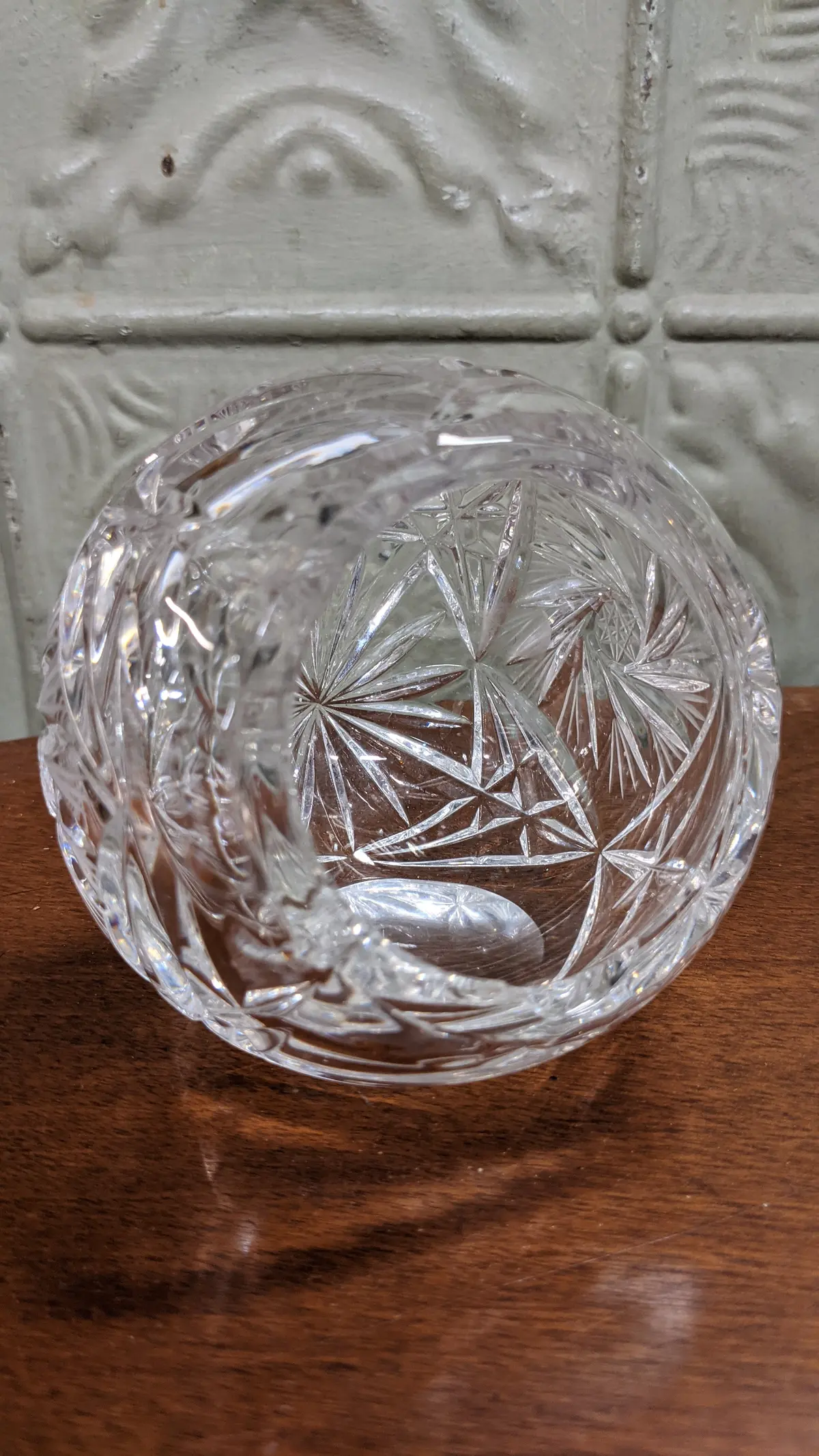 Crystal Bowl As Found 1
