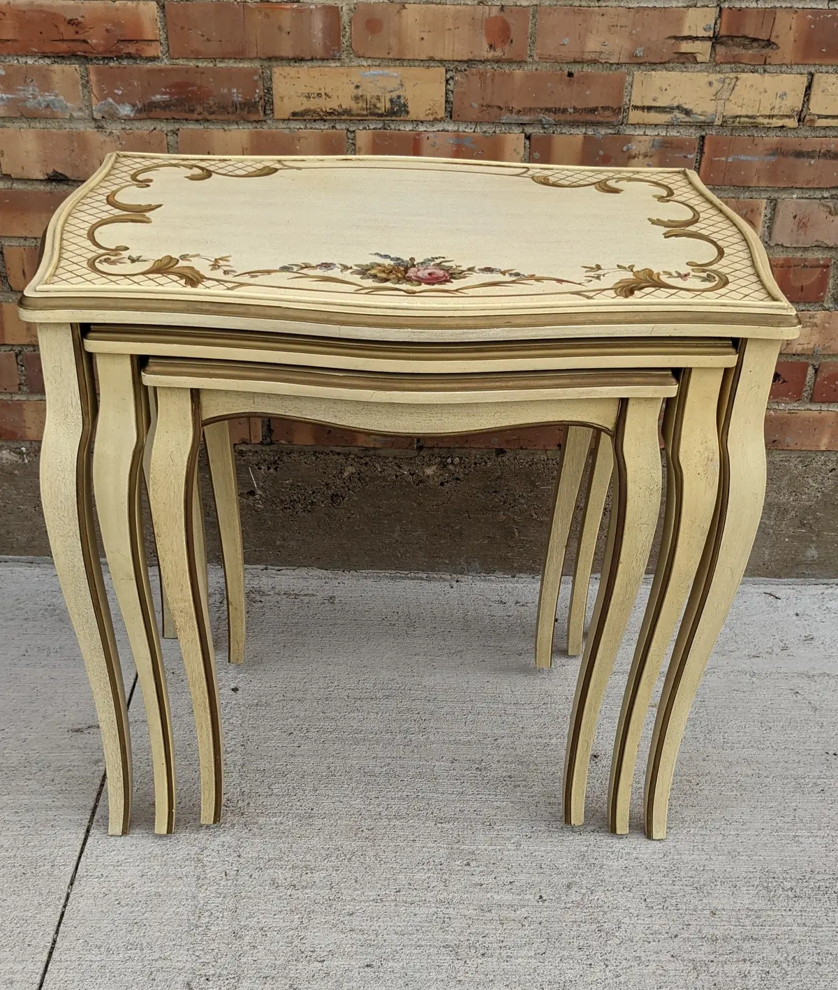 Painted Stacking Tables 1