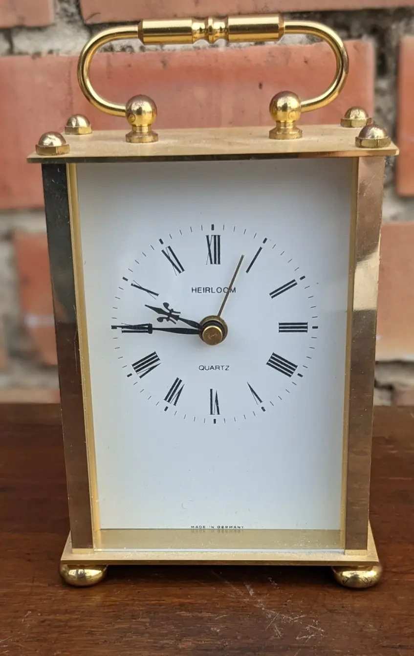 West German Brass Clock 1
