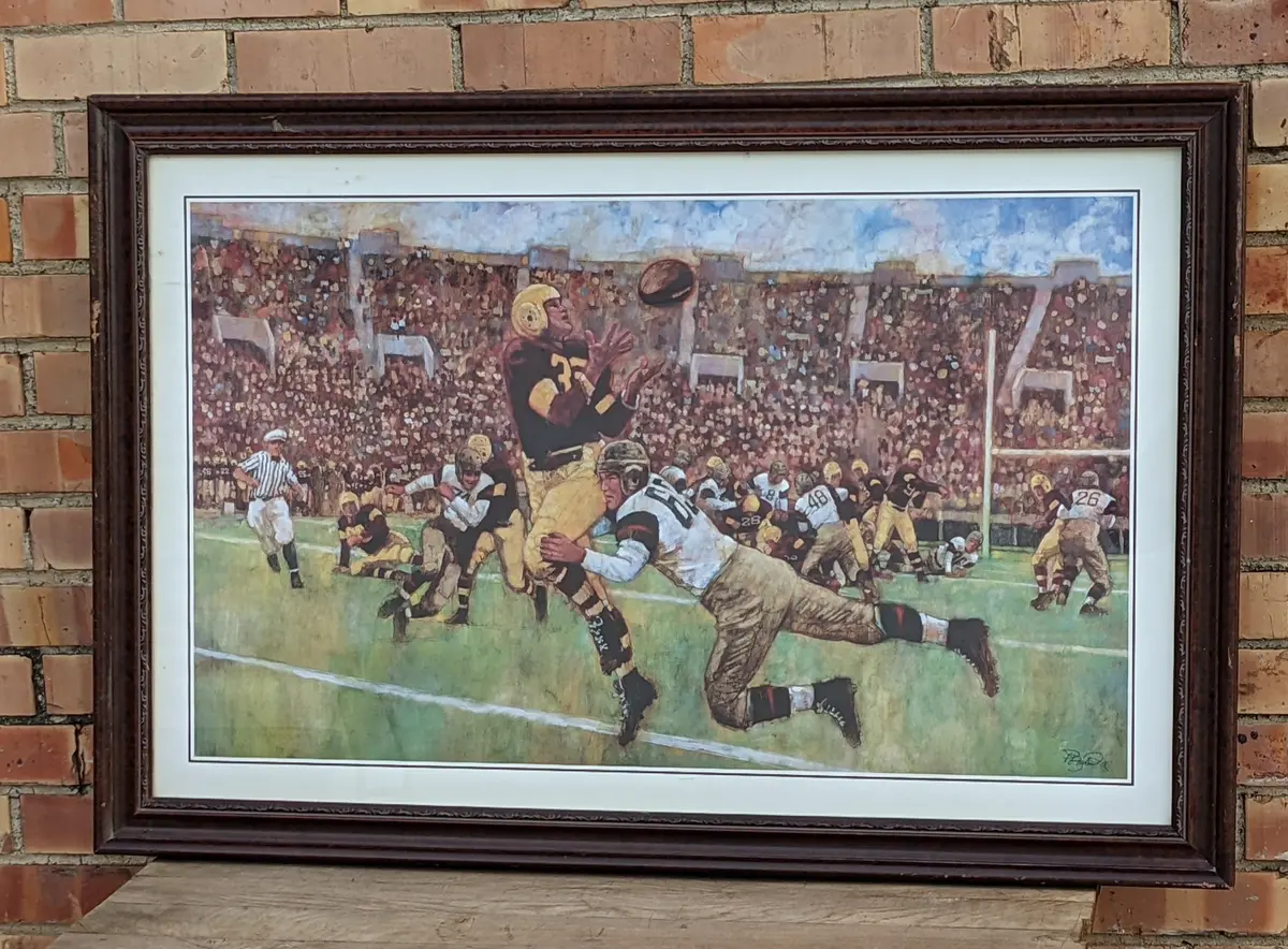 Framed Football Print 1
