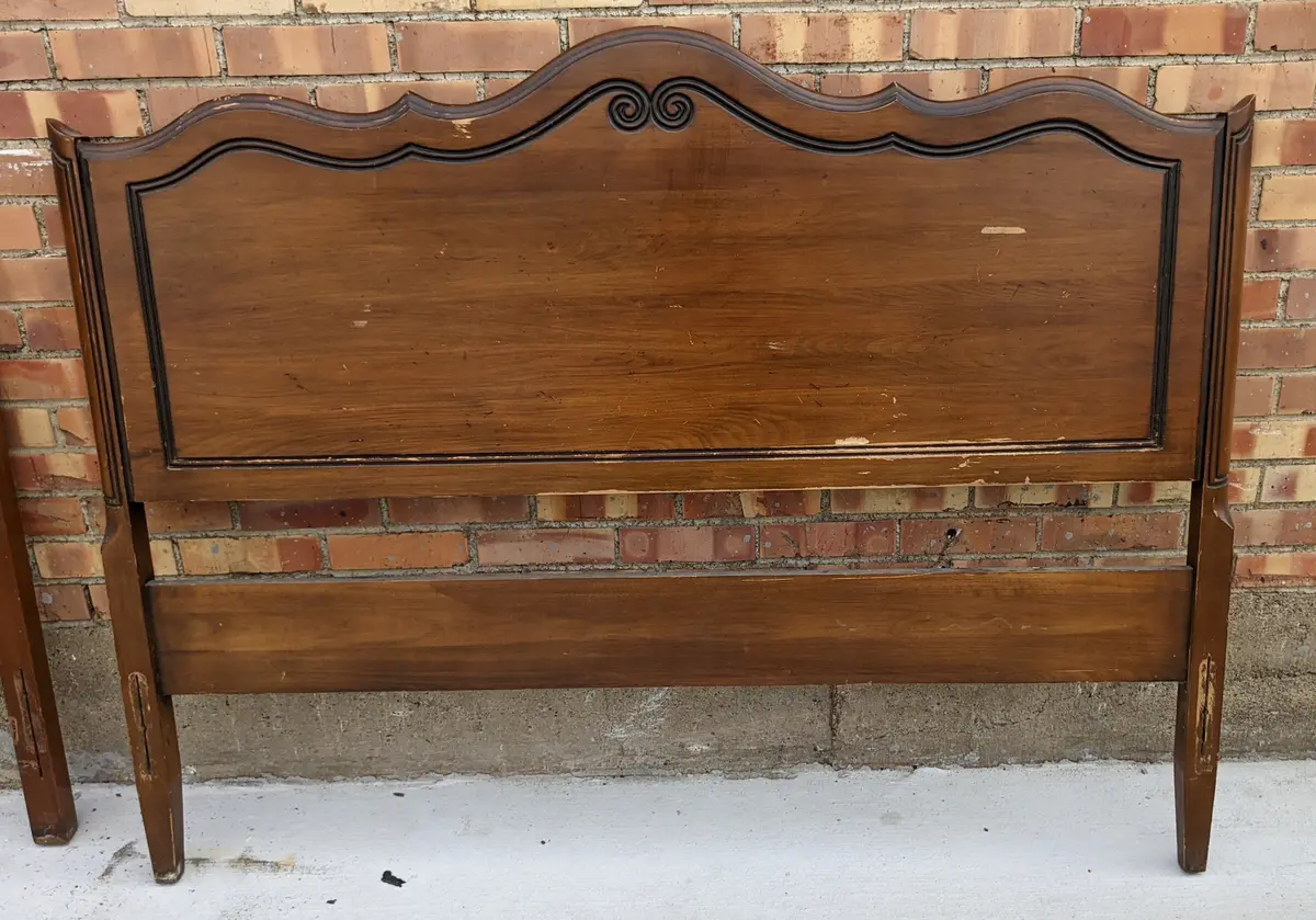 French Style Full Size Headboard - As Found 1