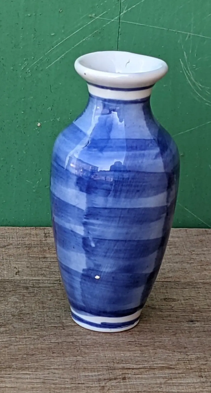 Tiny Blue And White Vase 1