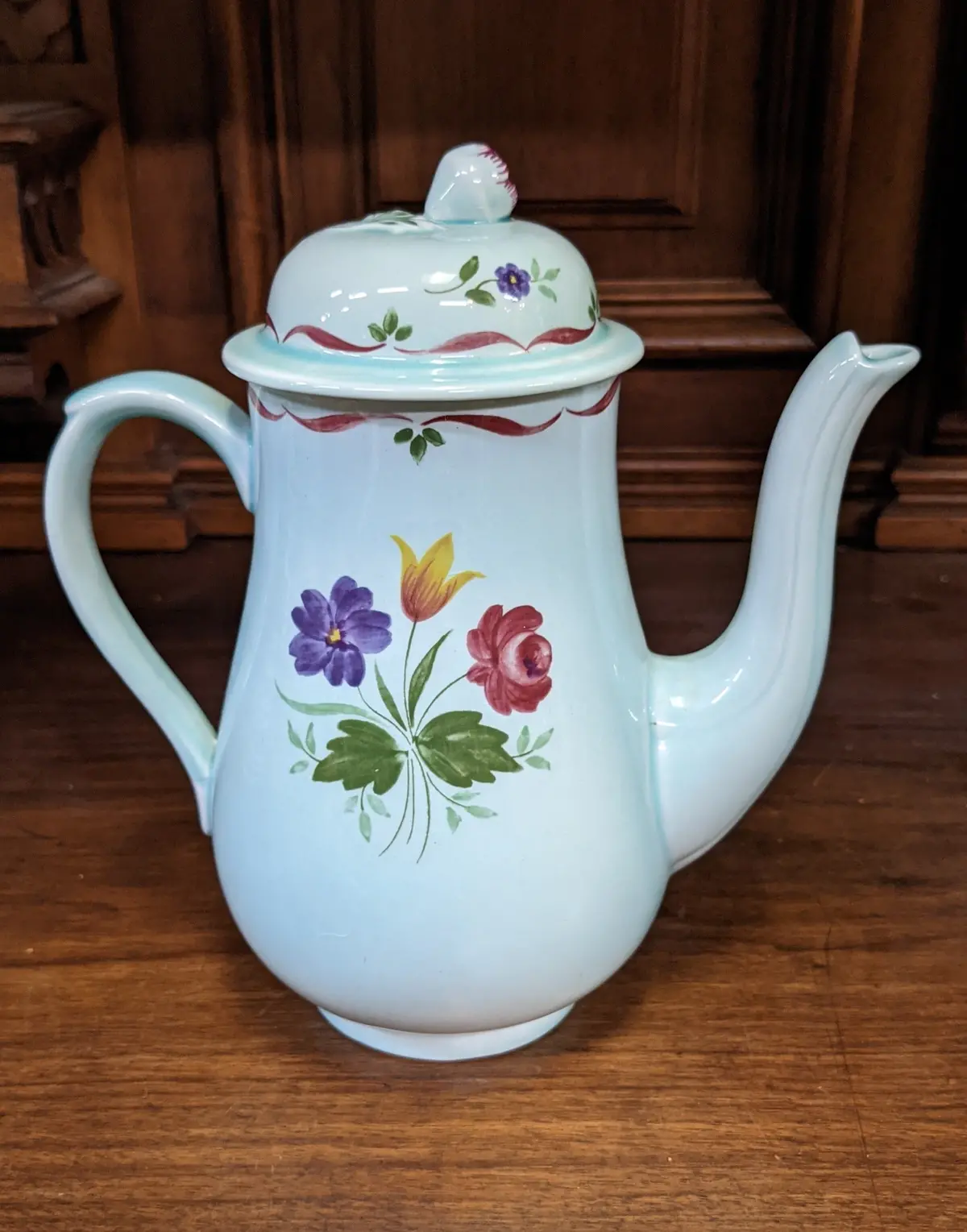 Adams Calyx Ware Hand Painted Teapot With Lid 1