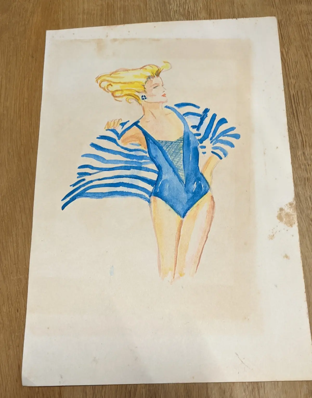 Lady Swimsuit - 80'S Fashion Print 1