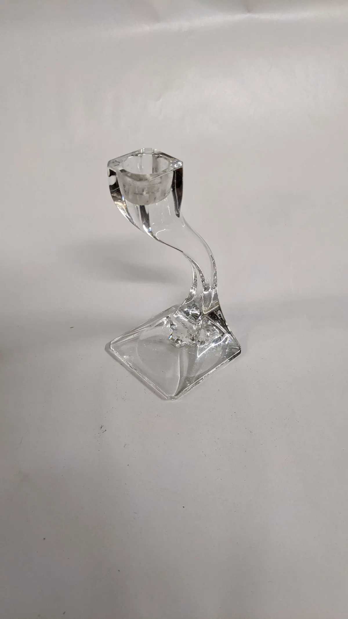 Small Bud Shaped Glass Candle Holder 1