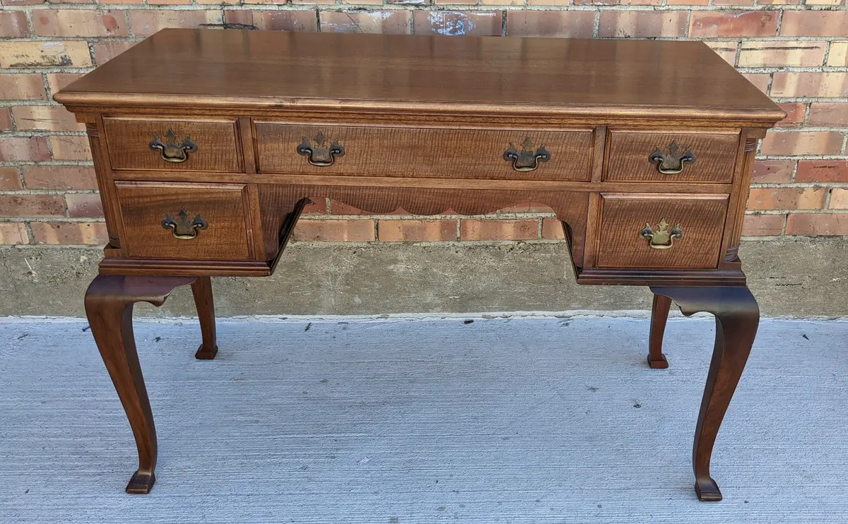 Small English Mahogany Desk 1