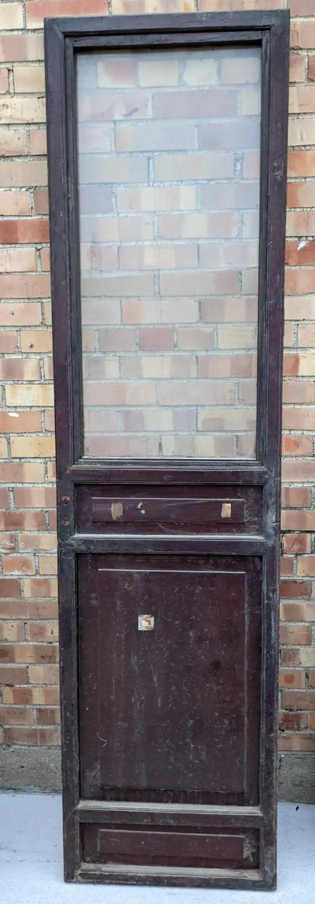 Chinese Door With Upper Glass Pane 1