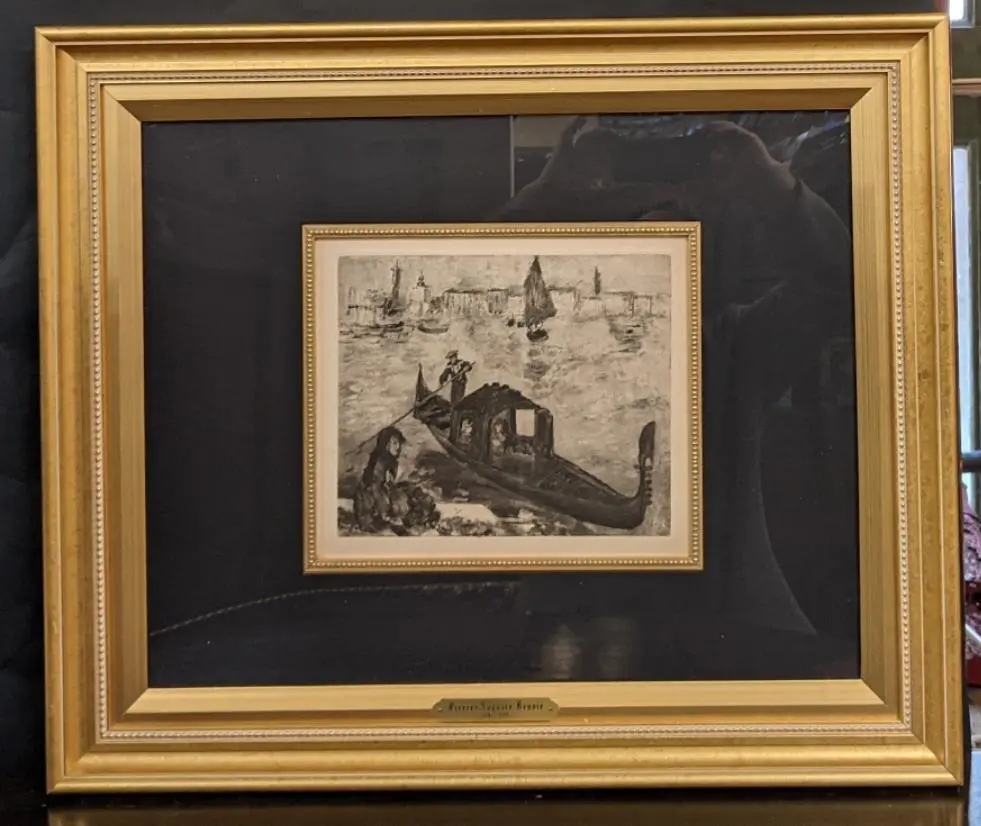 Original Signed Heliograv By Pierre-Auguste Renoir 1