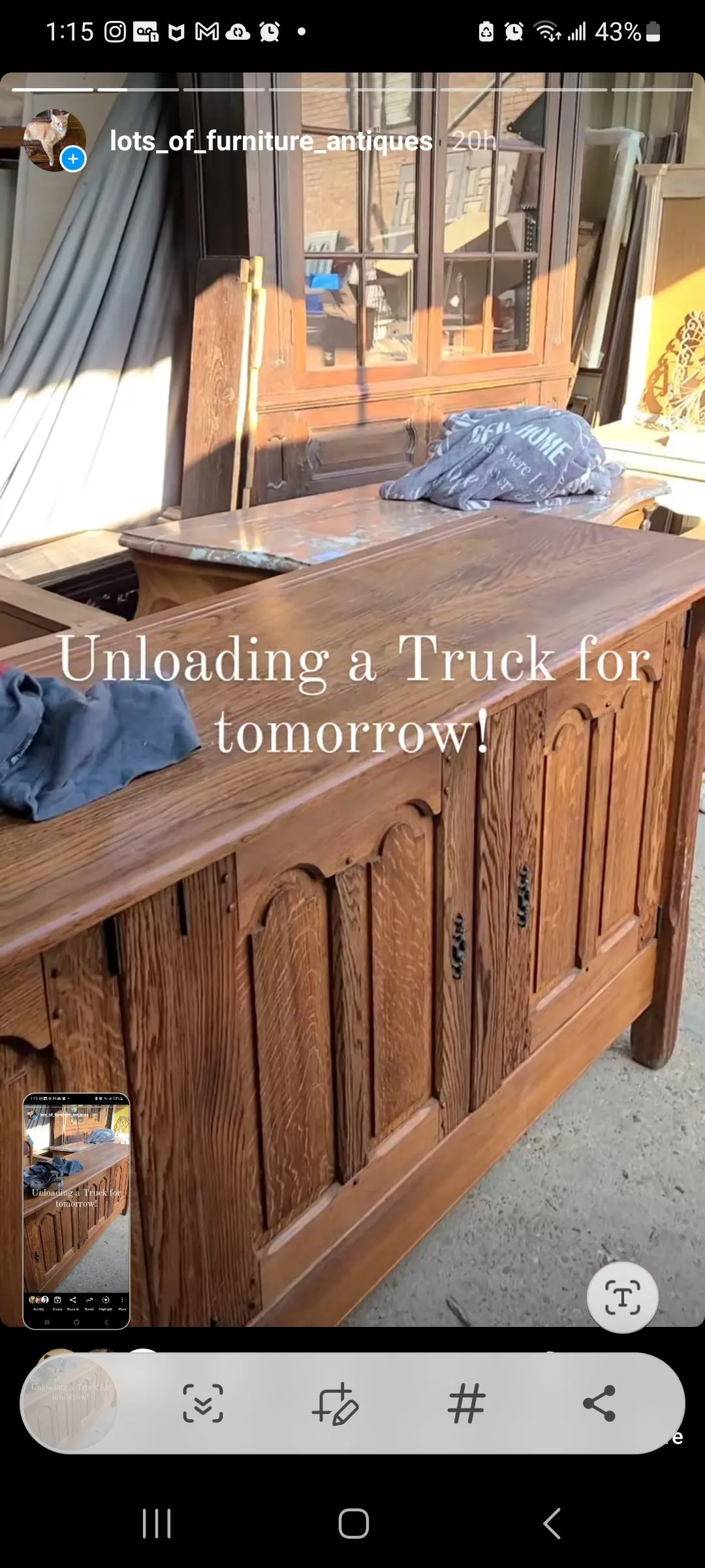 Double Arched Door Rustic Oak Sideboard 1