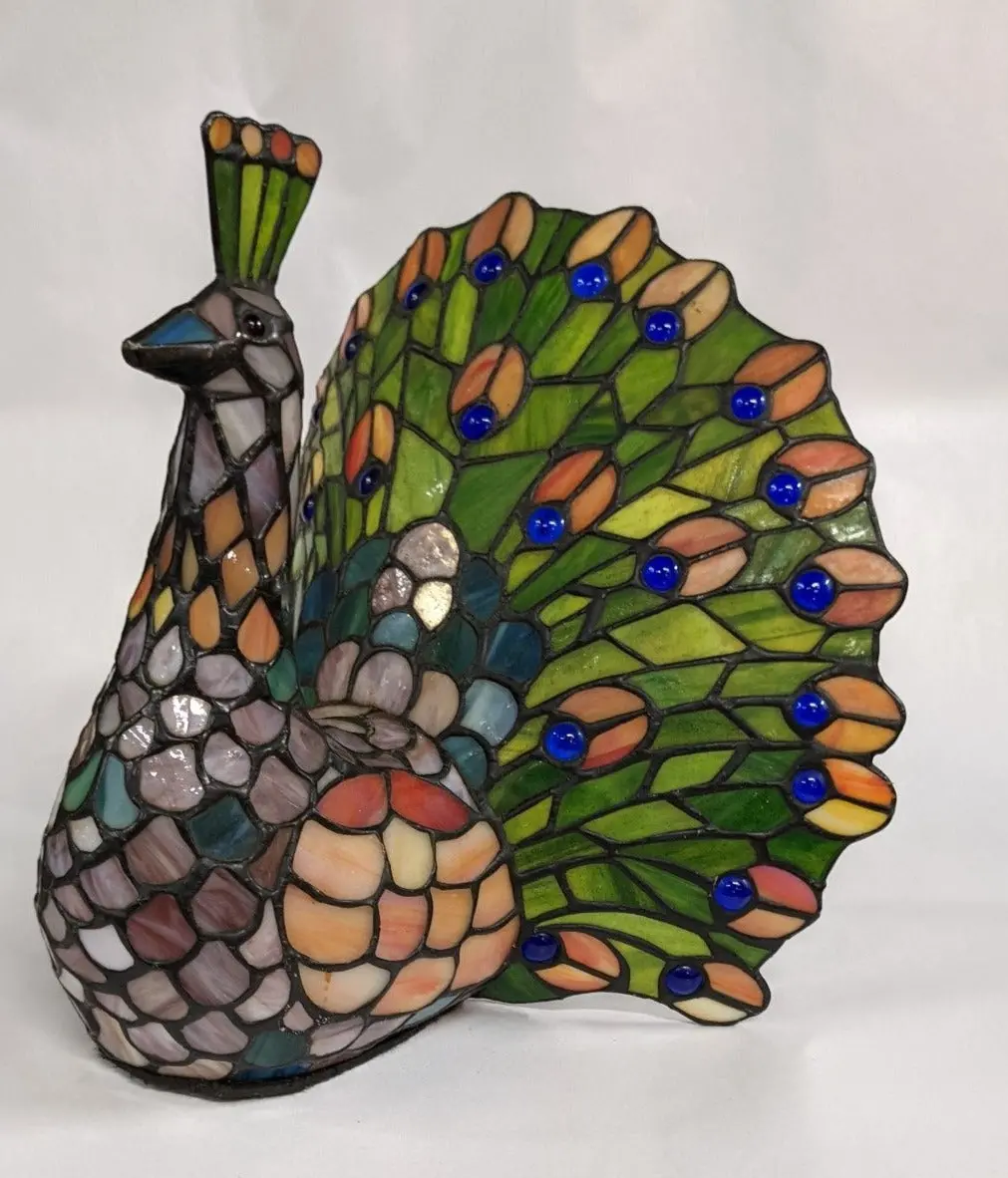 Stained Glass Peacock Figure 1