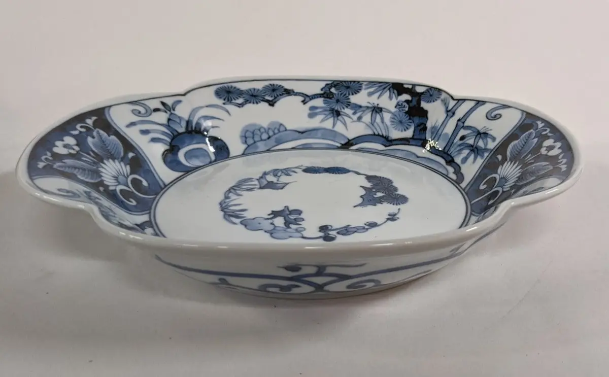 Blue And White Asian Dish 1