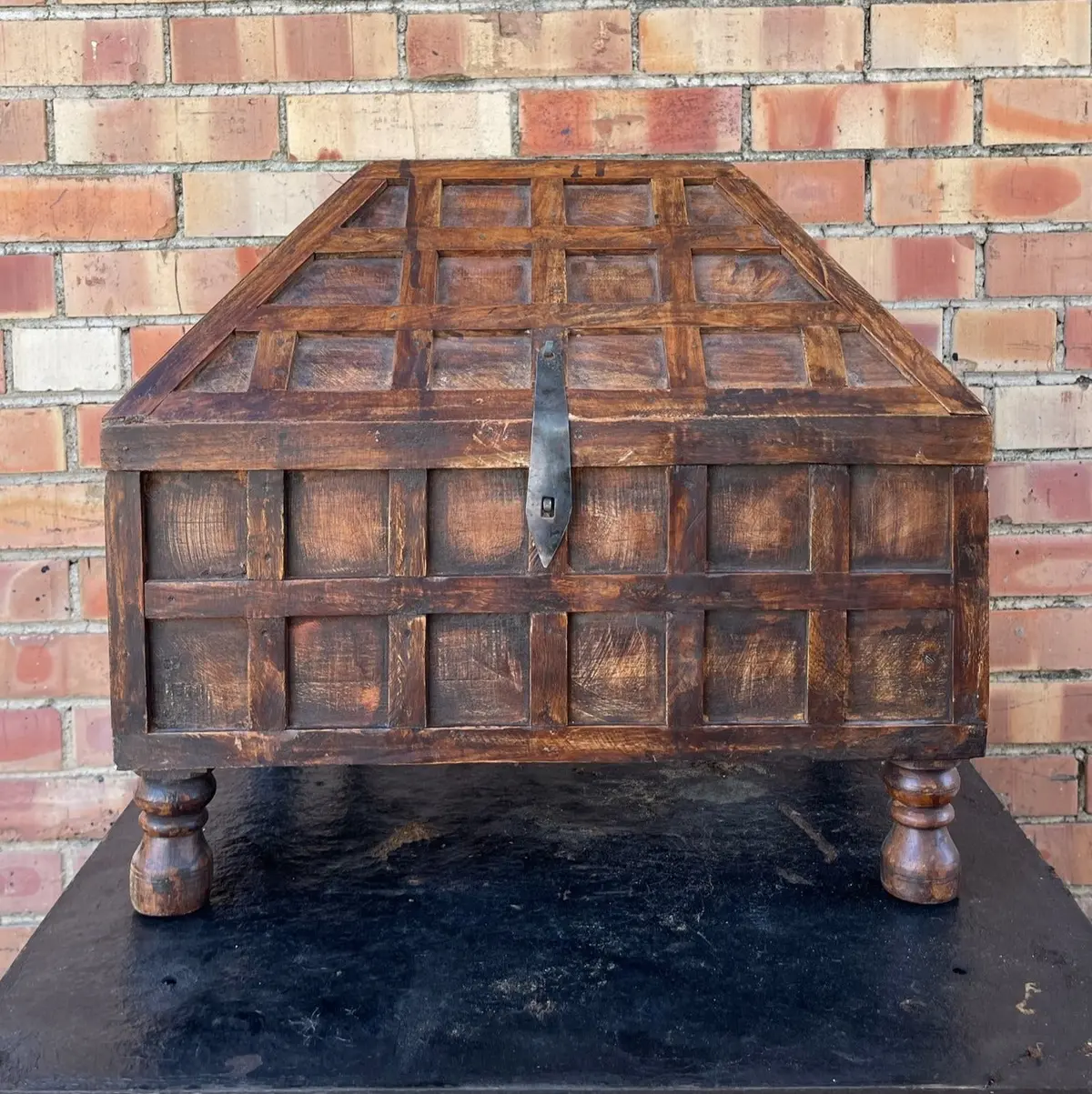 Large Arched Top Indian Box - As Found 1