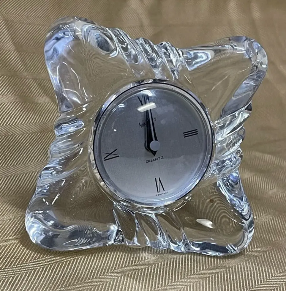 Mikasa Crystal German Clock 1