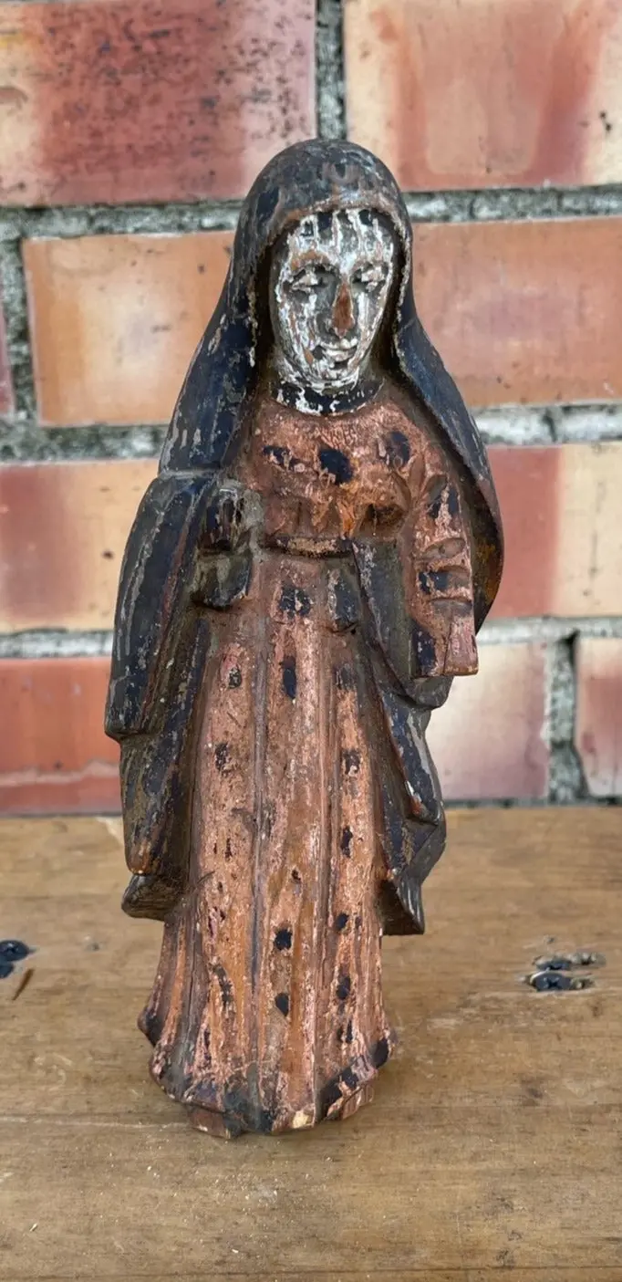 Small Red And Black Santos With White Face 1