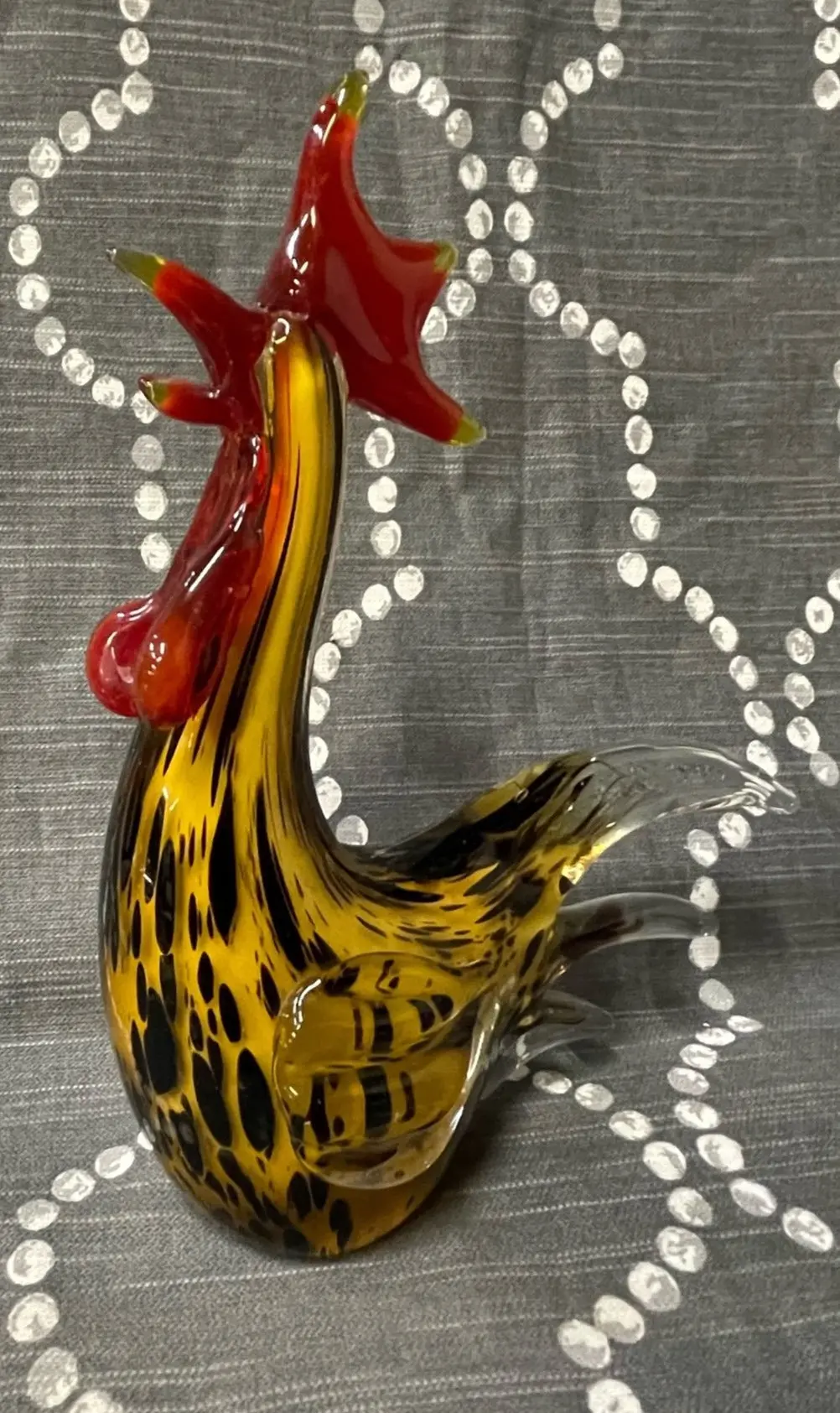 Art Glass Rooster 1