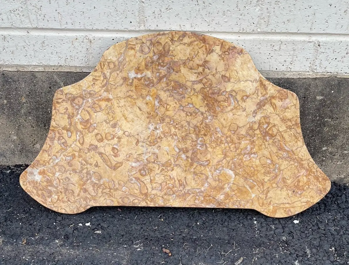 Small Odd Shaped Marble Top 1