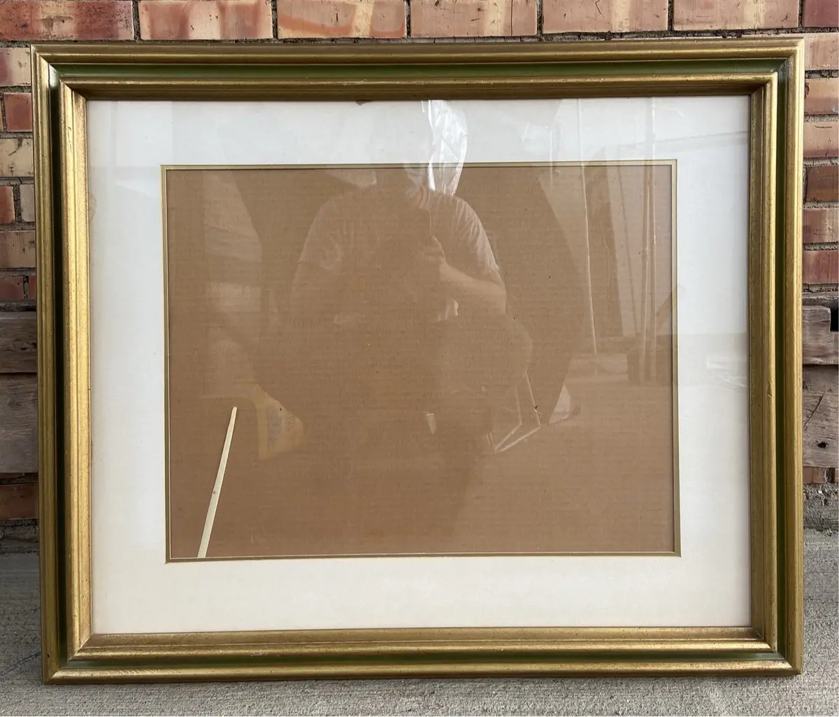 Green Painted Wood Frame 1