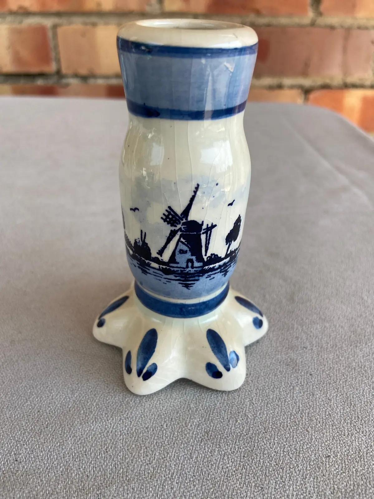 Single Delft Candlestick 1