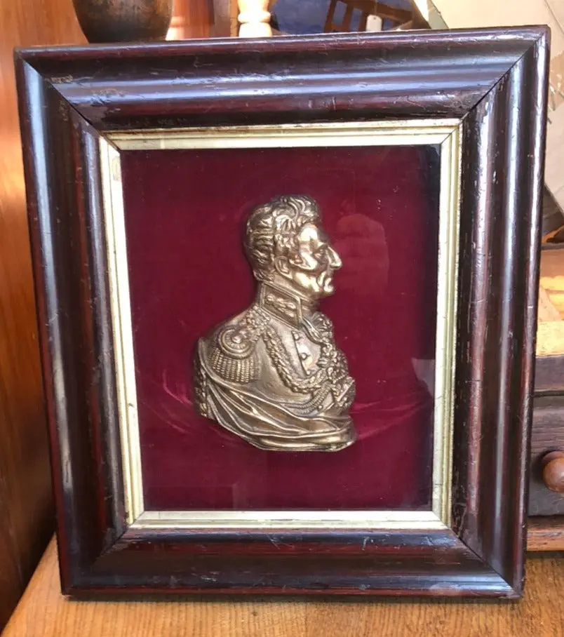 Shadow Box With Brass Profile 1