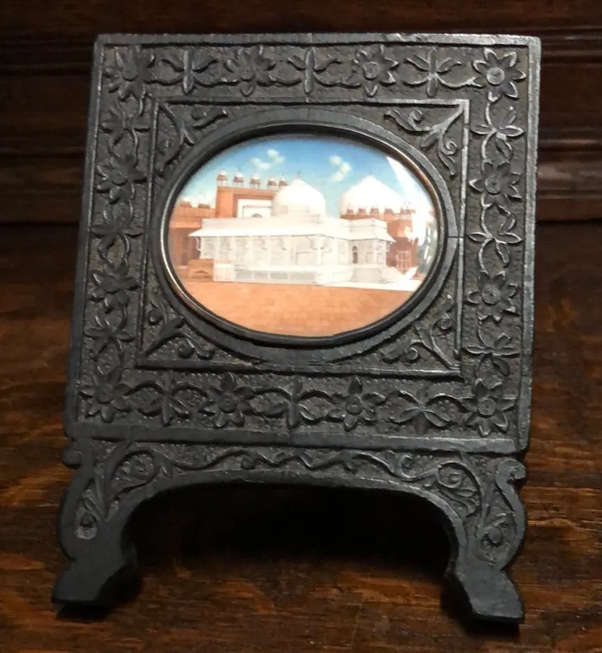 Eastern Palace In Carved Frame 1