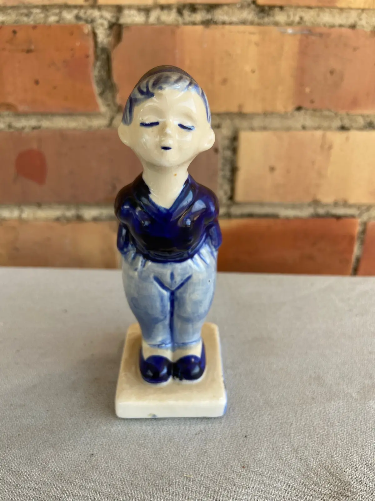 Delft Figure Of Boy With Hands In Pocket 1