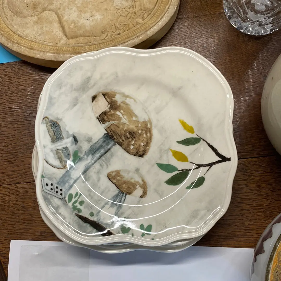 Set Of 6 Mushroom Plates 1