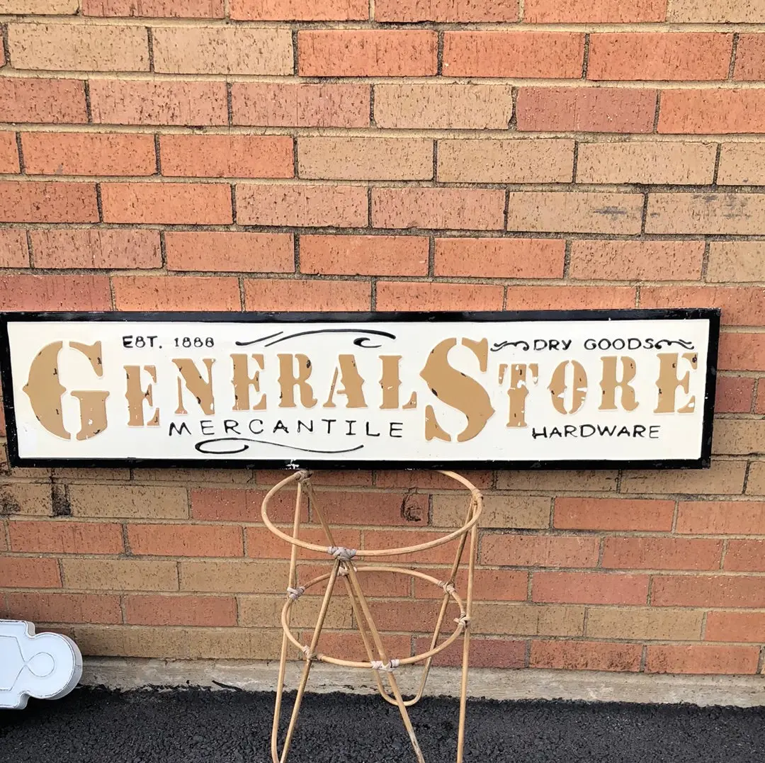General Store Tin Sign 1