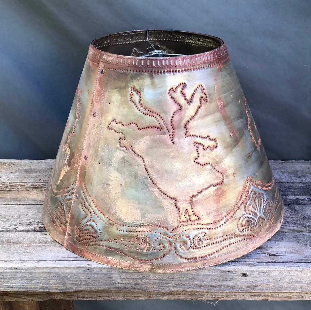 Metal Punched Tin Lamp Shade 1