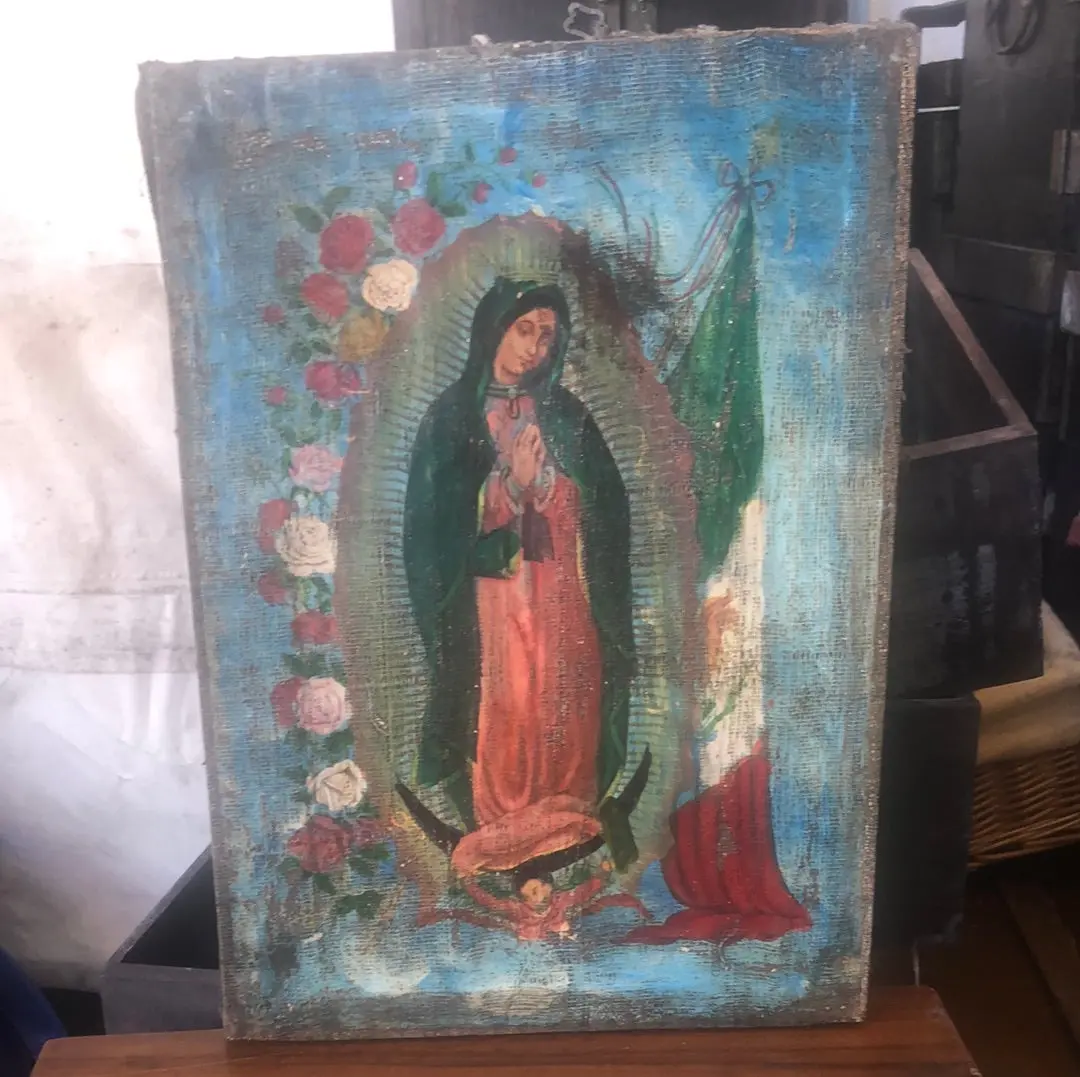 Oil Print Of Our Lady Of Guadalupe 1