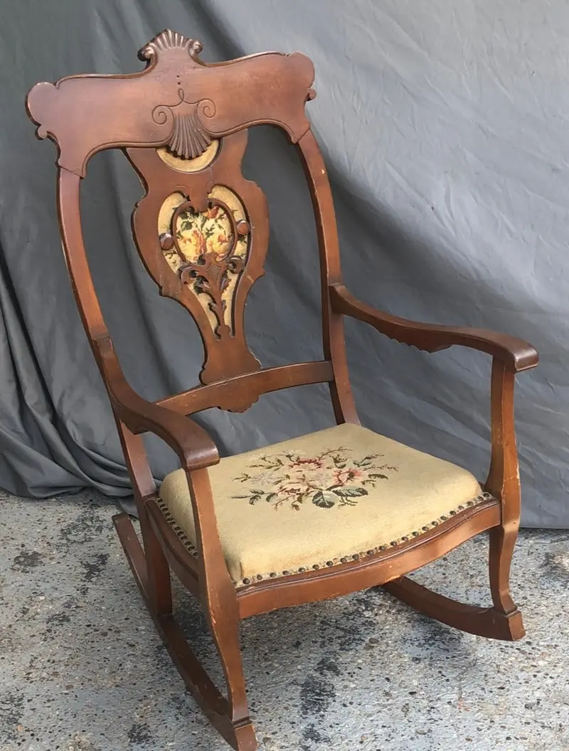As Found Antique Rocking Chair 1