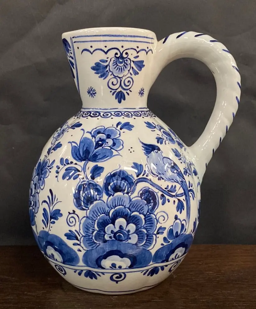Delft Floral Pitcher 1
