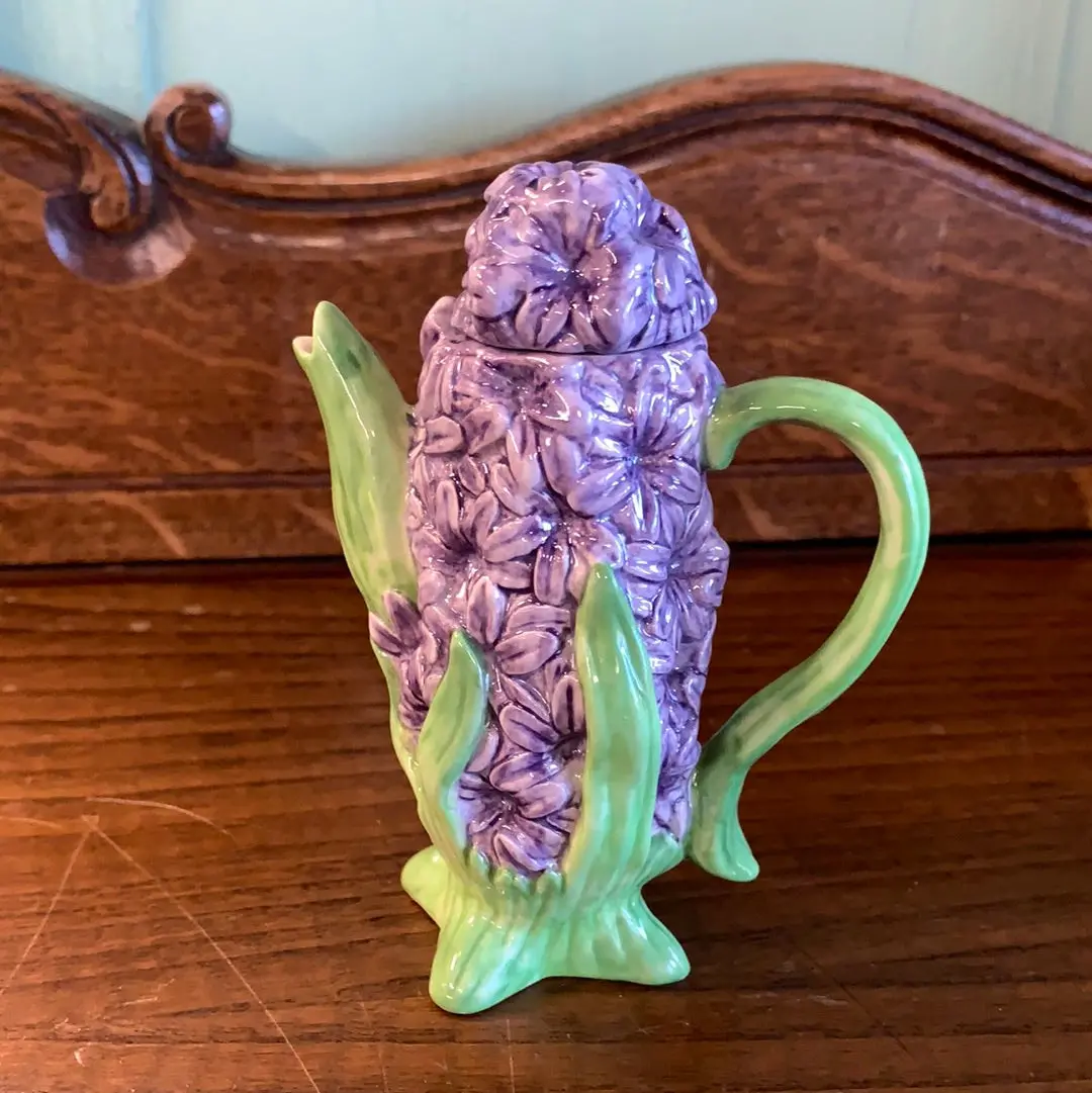 Small Little Pitcher With Purple Flowers 1