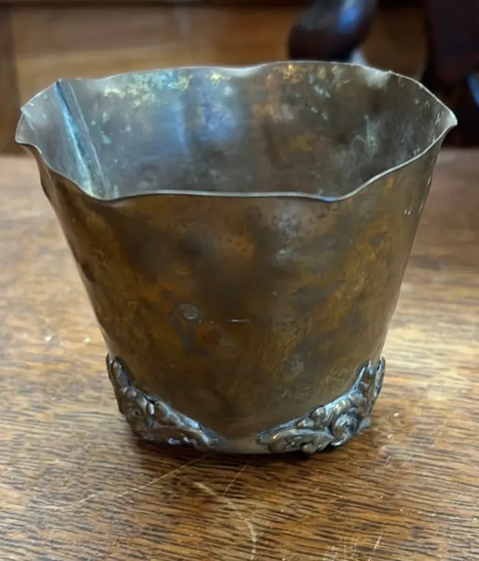 Brass Footed Planter 1