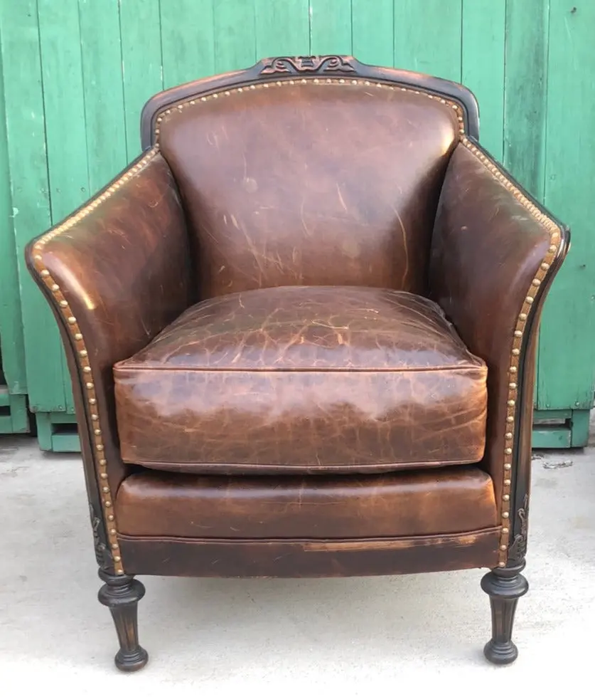 Leather Club Chair 1