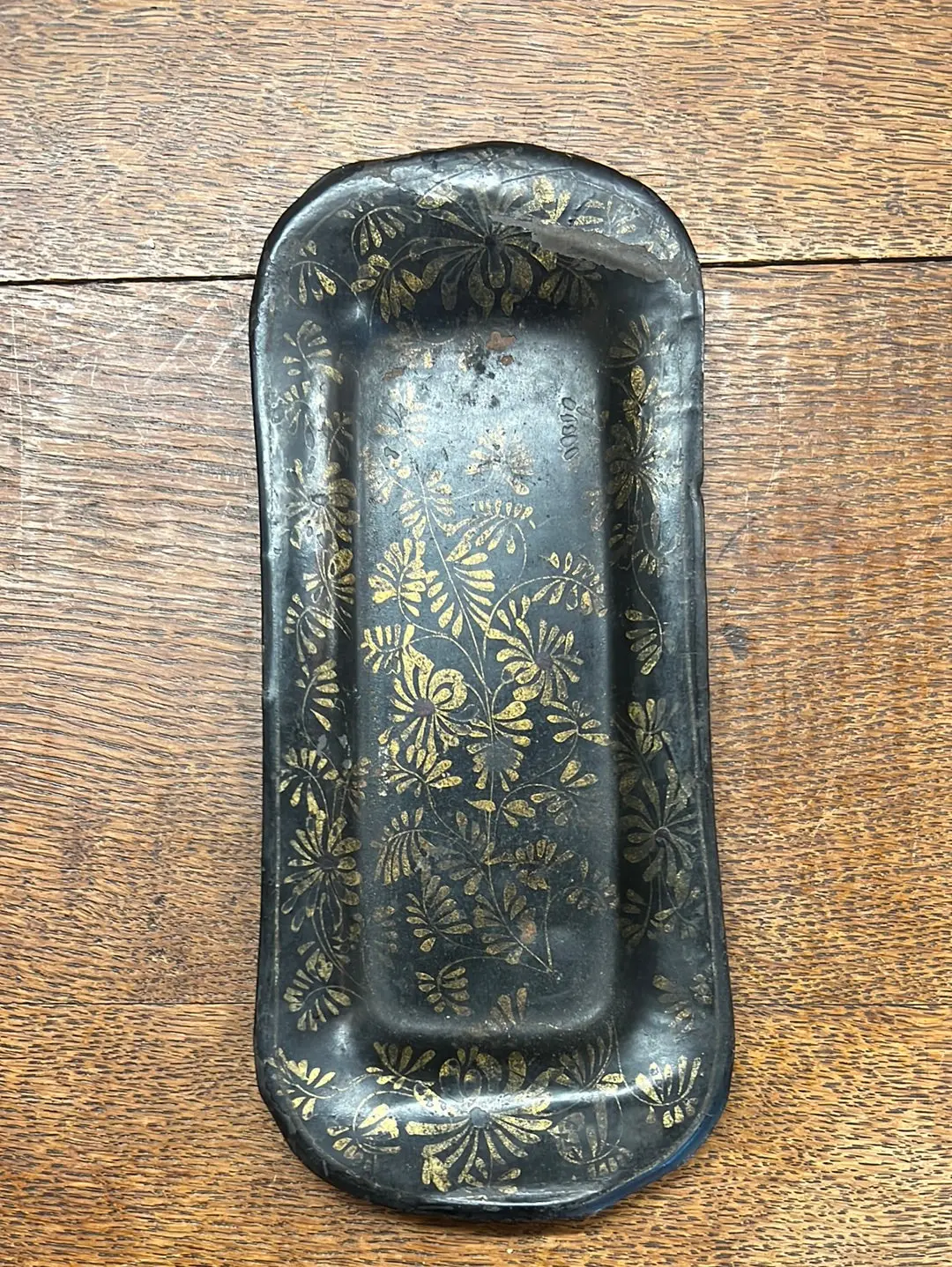Small Black Tole Tray 1