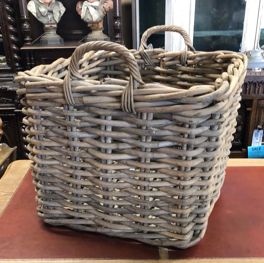 Huge Woven Basket From Belgium 1