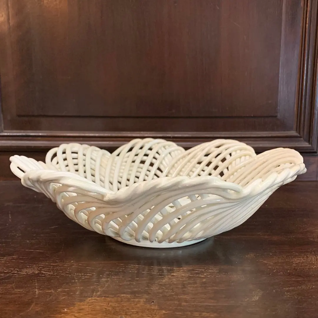 Flower Shaped Italian Lattice Bowl 1
