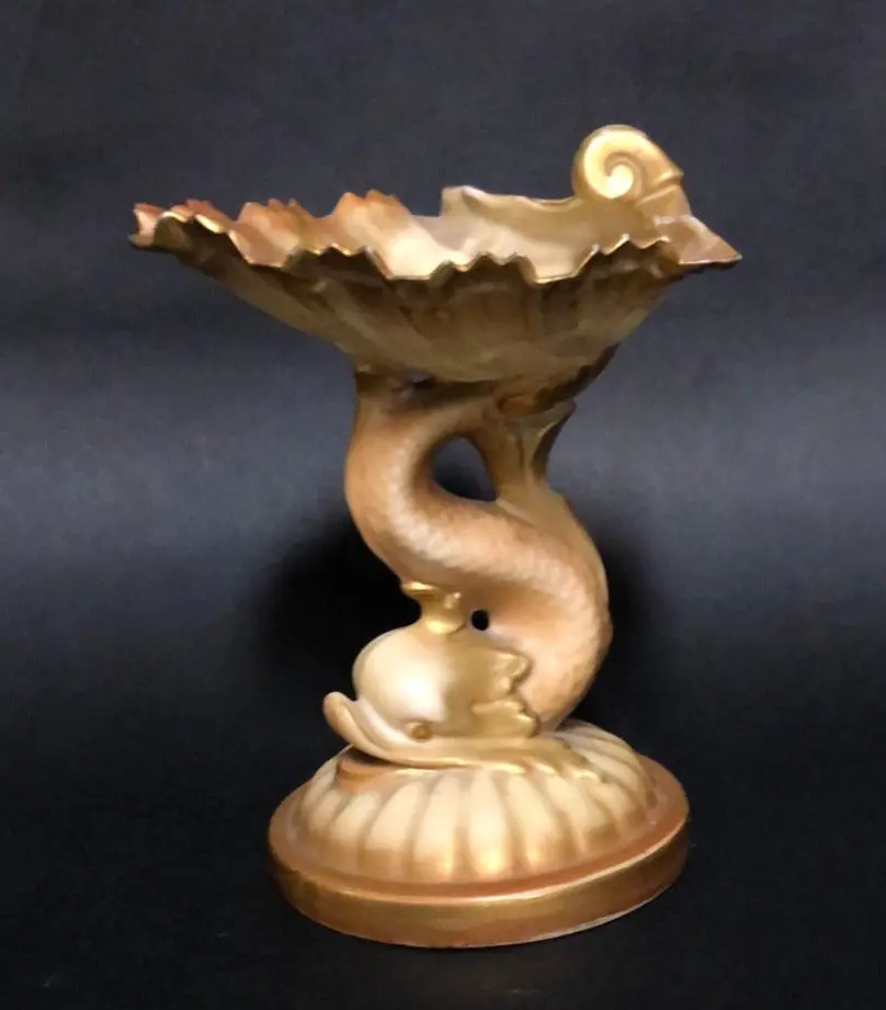 Worchester Dolphin Motif Dish 1