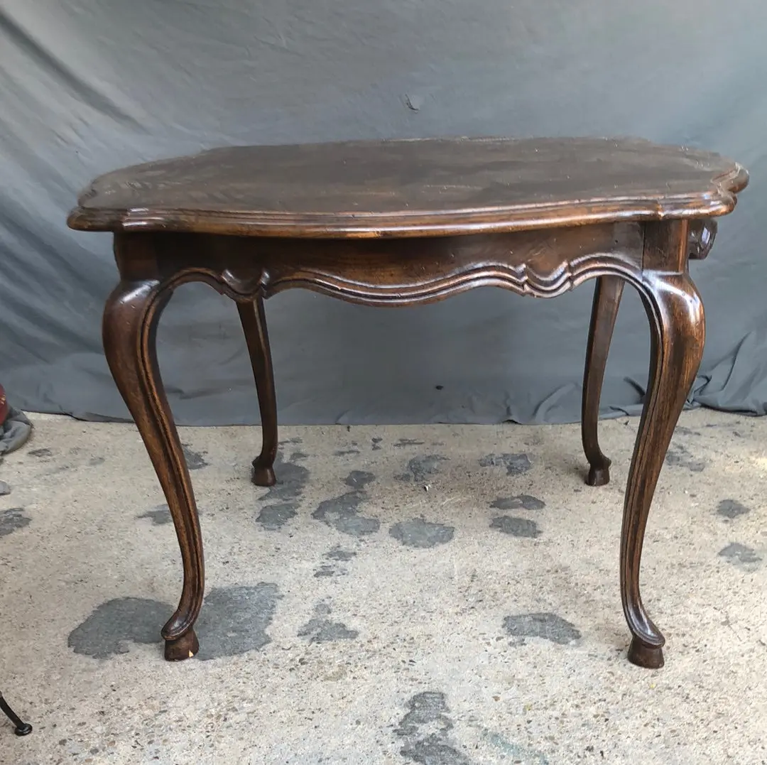 Louis Xv Burl Walnut Dining Table 1